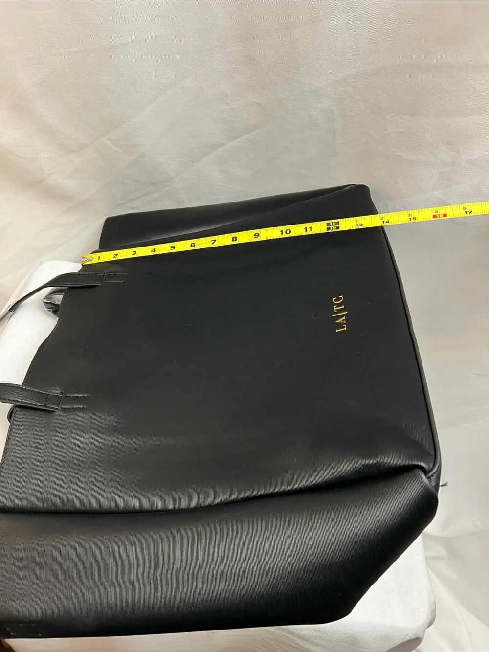 LA Trading Co Black “I Speak Fluent French” Large Tote Shoulder Bag NWT